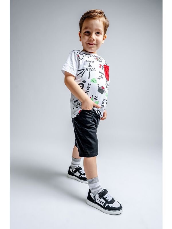 Erkek Çocuk Siyah Günlük Ayakkabı - Görsel 2