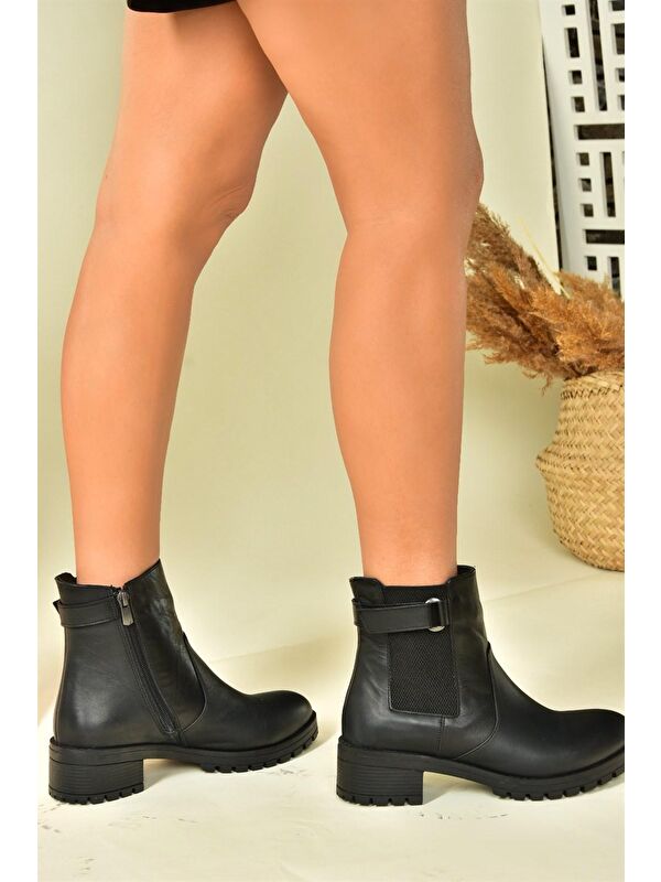 N5550538 Siyah Kadın Bot - Görsel 3