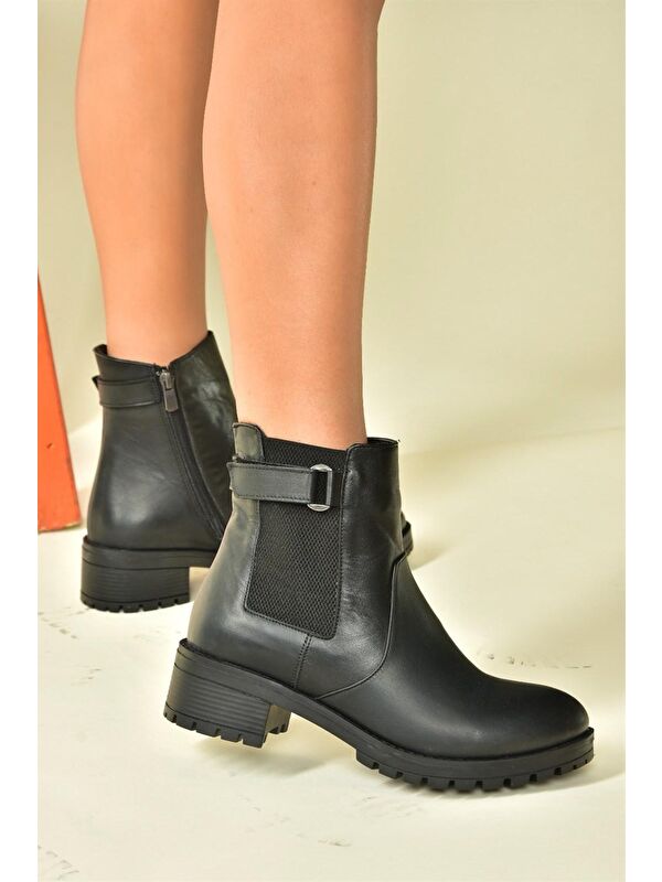 N5550538 Siyah Kadın Bot - Görsel 4