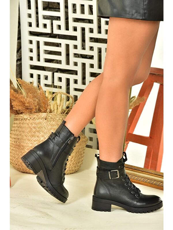 N5550533 Siyah Kadın Bot - Görsel 3