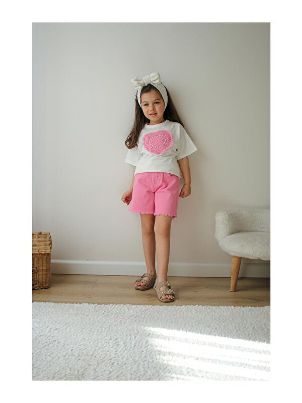 My Kids Wear Kız Çocuk Desenli Alt Üst Takım