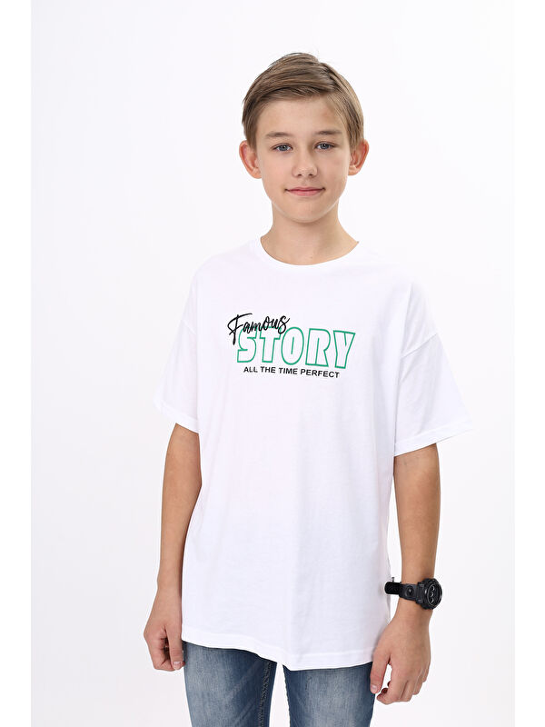 Toontoykids Erkek Çocuk Baskılı Tişört