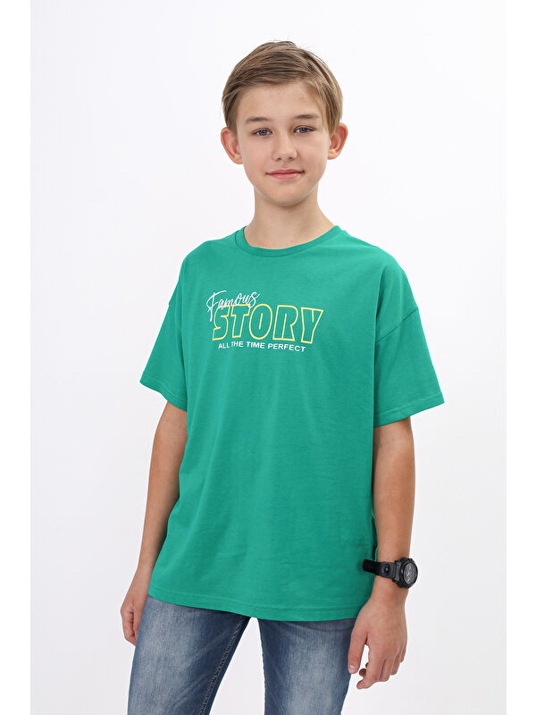 Toontoykids Erkek Çocuk Baskılı Tişört