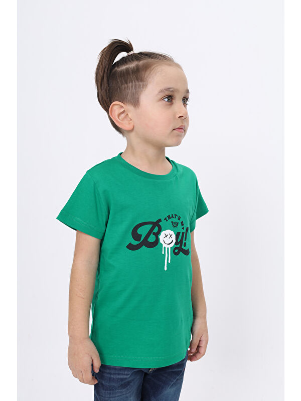 Toontoykids Erkek Çocuk Baskılı Tişört
