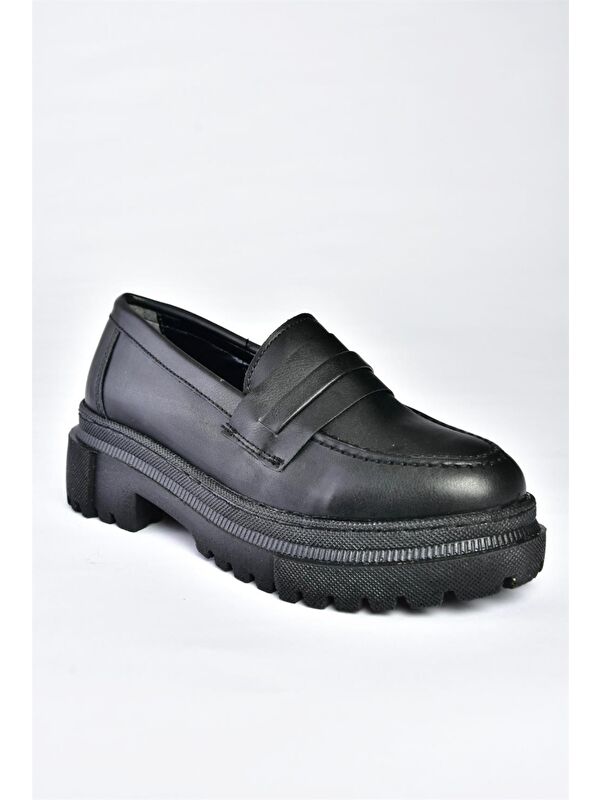 P6520345 Siyah Günlük Kadın Ayakkabı - Görsel 4