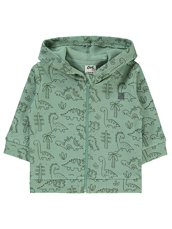 Civil Baby Erkek Bebek Hırka 6-18 Ay Soft Haki