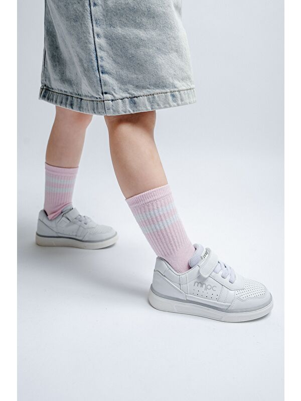 Kız Çocuk Beyaz Sneaker Ayakkabı - Görsel 5