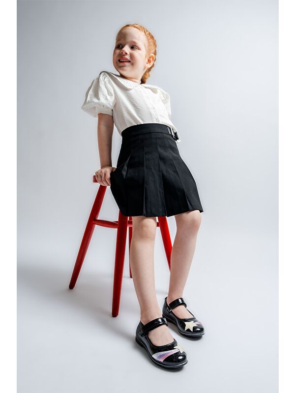 Mnpc Pembe Mnpc Yildizli Kız Çocuk Günlük Babet