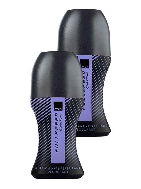 AVON Full Speed Quantum Erkek Rollon 50 Ml. İkili Set