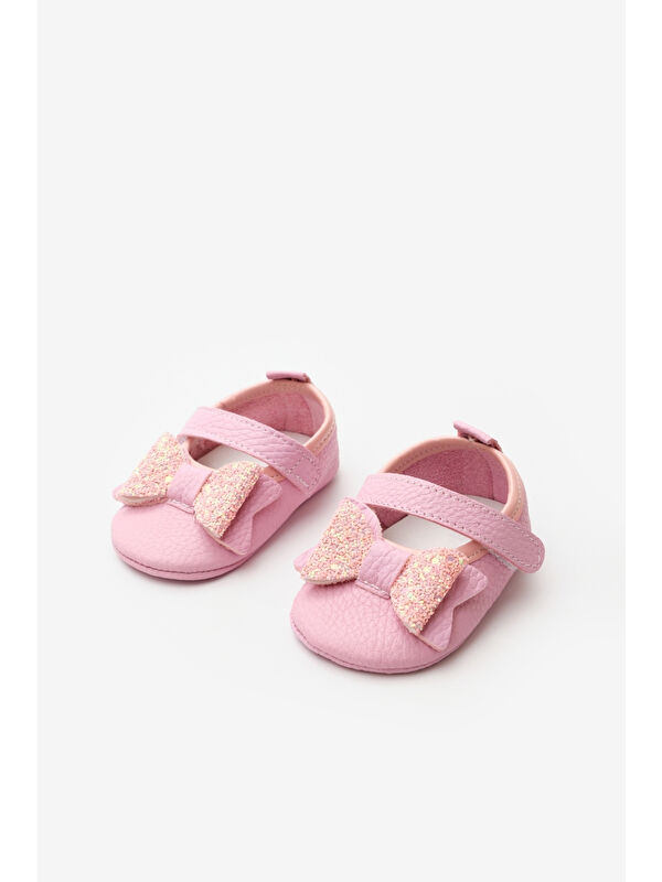 Le Mabelle Pembe  Pullu Cırtlı Kız Bebek Makosen
