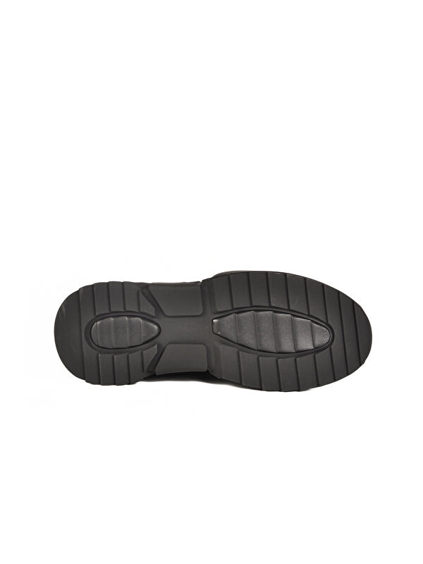 Siyah Kırmızı Bağcıklı Hafif Esnek Erkek Spor Ayakkabı Than 836 M - Görsel 6