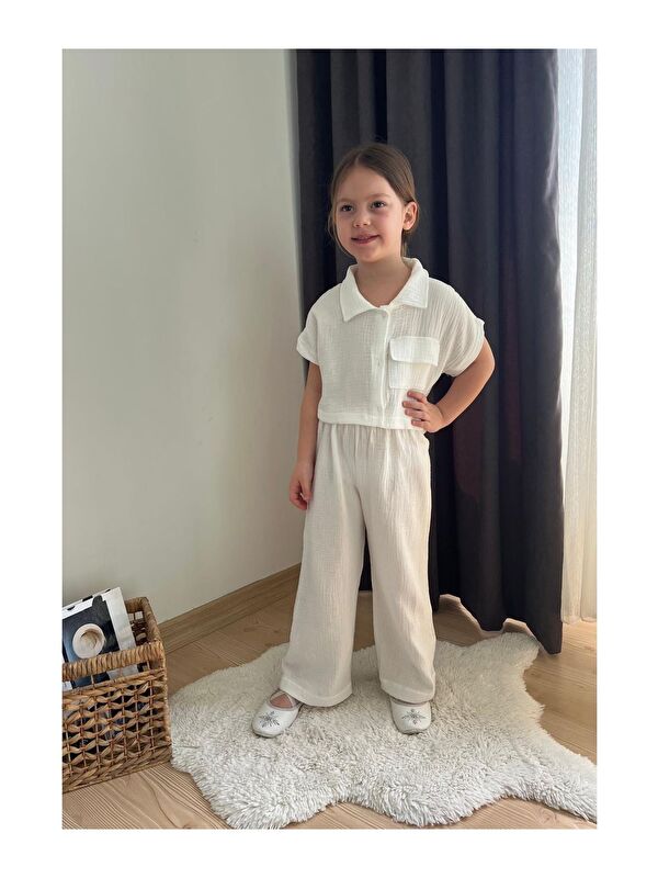 My Kids Wear Müslin Kumaş Kız Çocuk Takım