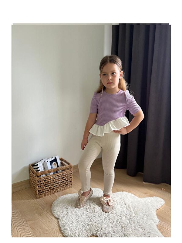 My Kids Wear Fırfır Detaylı Kız Çocuk Takım