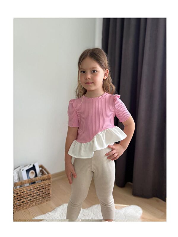 My Kids Wear Fırfır Detaylı Kız Çocuk Takım
