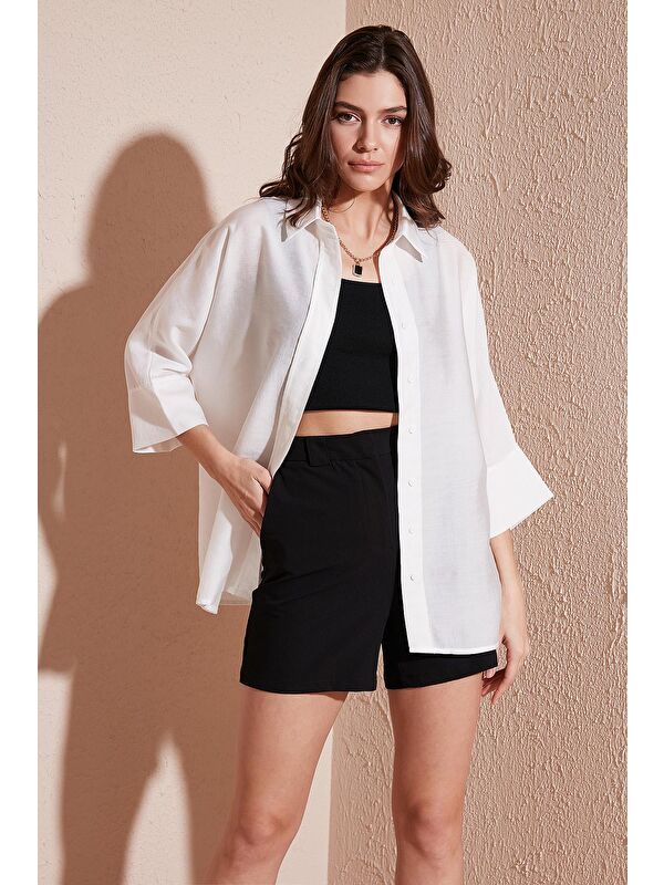 Lela Truvakar Kol Oversize Gömlek 51434402