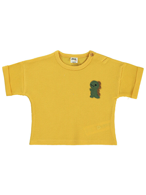 Civil Baby Erkek Bebek Tişört 6-18 Ay Soft Sarı