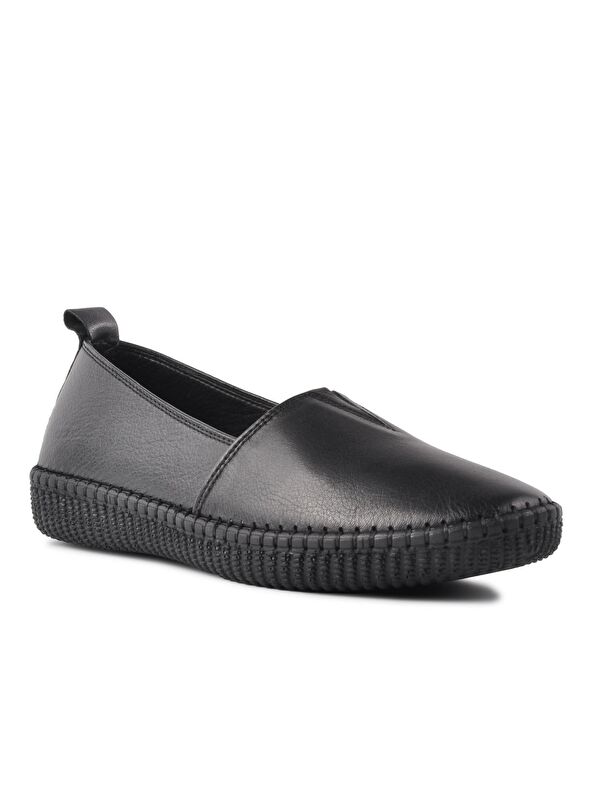 Voyager Siyah Voyager Hakiki Deri Kadın Ayakkabı