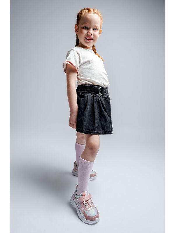 Kız Çocuk Pudra Spor Ayakkabı - Görsel 3