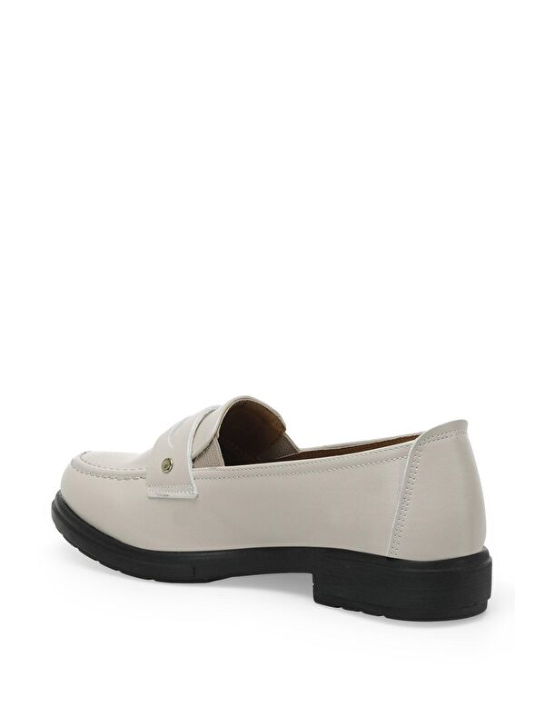 320022.Z 2PR Bej Kadın Loafer - Görsel 4