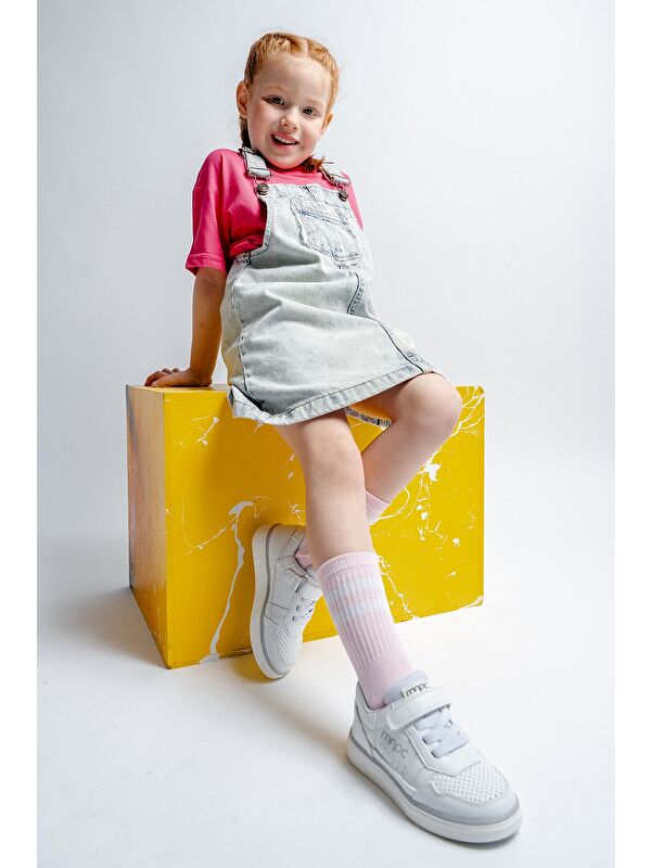 Kız Çocuk Beyaz Sneaker Ayakkabı - Görsel 3