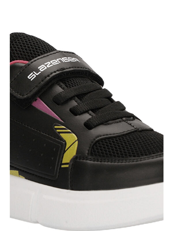 KEPA IN Kız Çocuk Cırt Cırtlı Siyah / Fuşya Sneaker - Görsel 5