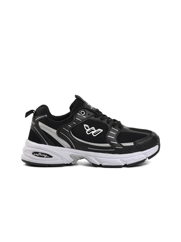 Walkway Run Siyah-Beyaz Unisex Koşu Ayakkabısı