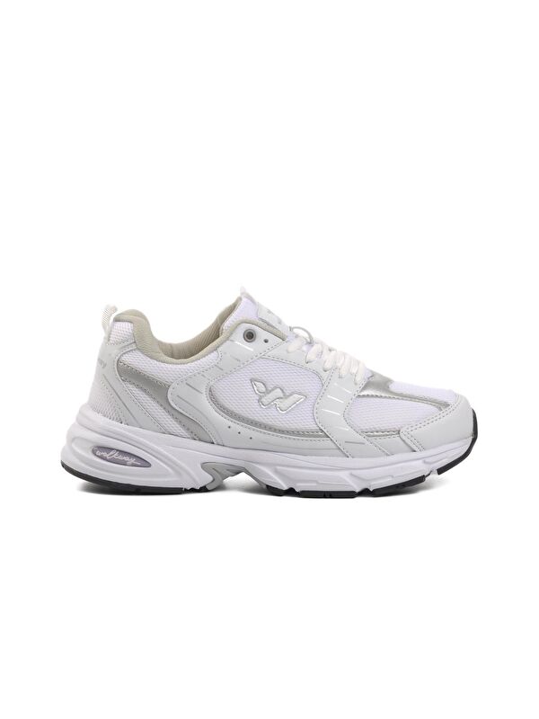 Walkway Run Beyaz-Gümüş Unisex Koşu Ayakkabısı