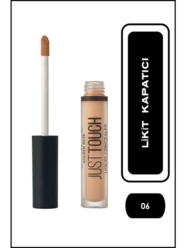 GOLDEN ROSE Just Touch Liquid Concealer No: 06 - Likit Kapatıcı