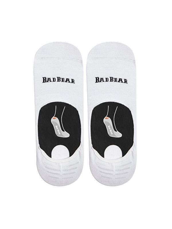 Bad Bear Core Zero Beyaz Unisex Babet Çorap