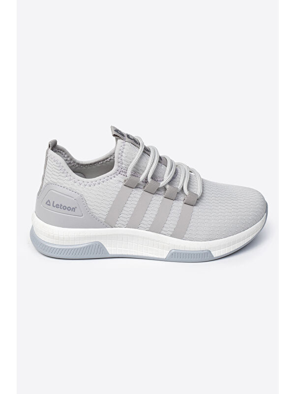 Yuvarlak Burunlu Bağcıklı Erkek Spor Ayakkabı - Görsel 3