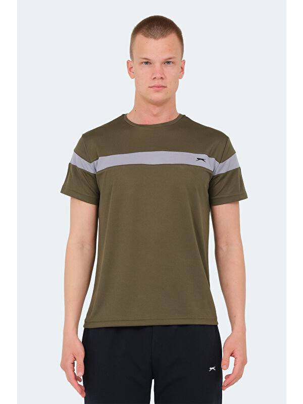 SLAZENGER Bisiklet Yaka Kısa Kollu Erkek Tişört