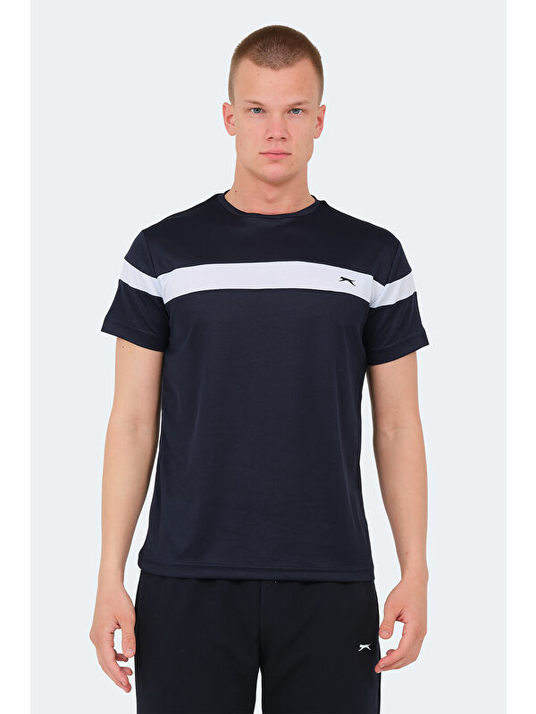 SLAZENGER Bisiklet Yaka Kısa Kollu Erkek Tişört