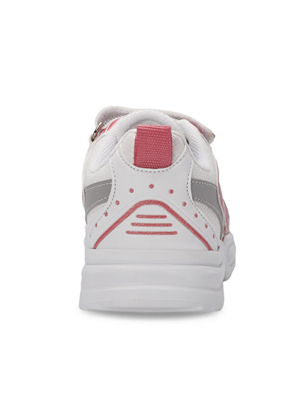 KENDALL Kız Çocuk Cırt Cırtlı Beyaz / Pembe Günlük Spor Ayakkabısı - Görsel 7