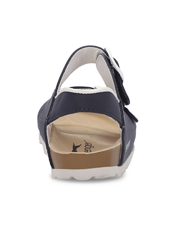 KOBBY Unisex Çocuk Lacivert Sandalet - Görsel 7