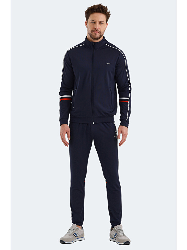 SLAZENGER RECIPE IN Erkek Lacivert Eşofman Takımı