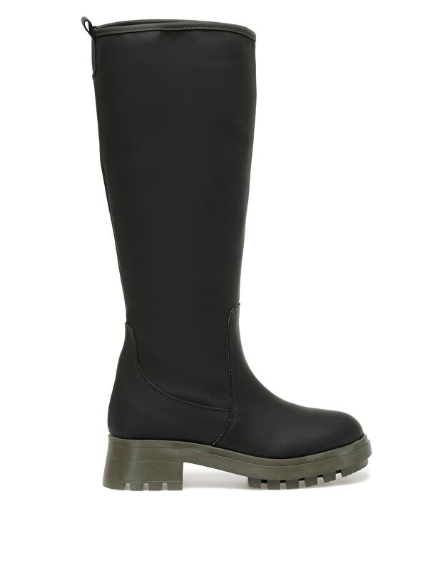 CW22063 2PR Haki Kadın Düz Çizme - Görsel 2