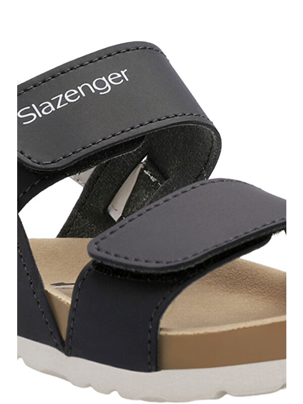 KERMIT Unisex Çocuk Cırt Cırtlı Siyah Sandalet - Görsel 5