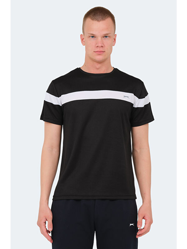SLAZENGER Bisiklet Yaka Kısa Kollu Erkek Tişört