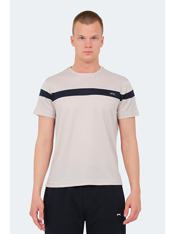 SLAZENGER Bisiklet Yaka Kısa Kollu Erkek Tişört