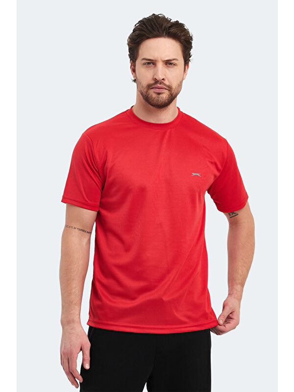 SLAZENGER Bisiklet Yaka Kısa Kollu Erkek Tişört