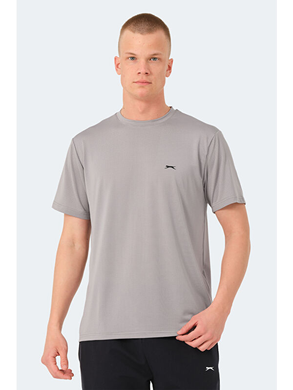 SLAZENGER Erkek Tişört Gri