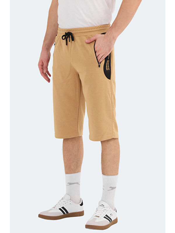 SLAZENGER NEACEL Erkek Cepli Kapri Bej Şort