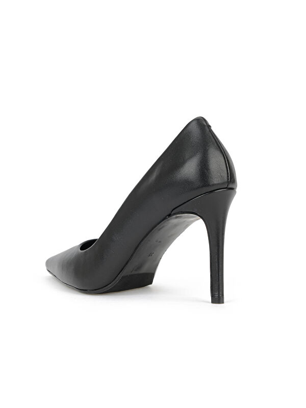 Ziya Ayakkabi Bej Ziya Ayakkabi Hakiki Kadın Deri Topuklu 1611059Z1425