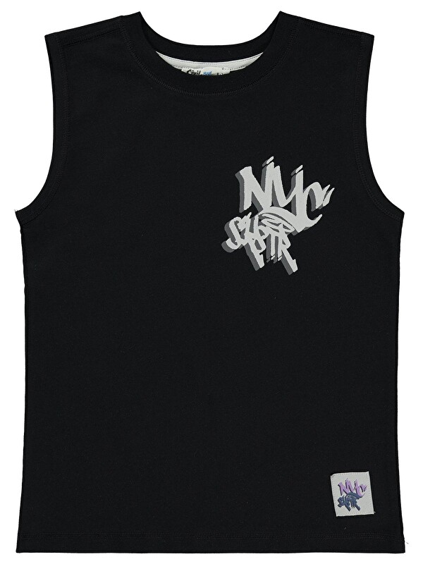 Civil Boys Nyc Baskılı Sıfır Kol 10-13 Yaş Tişört