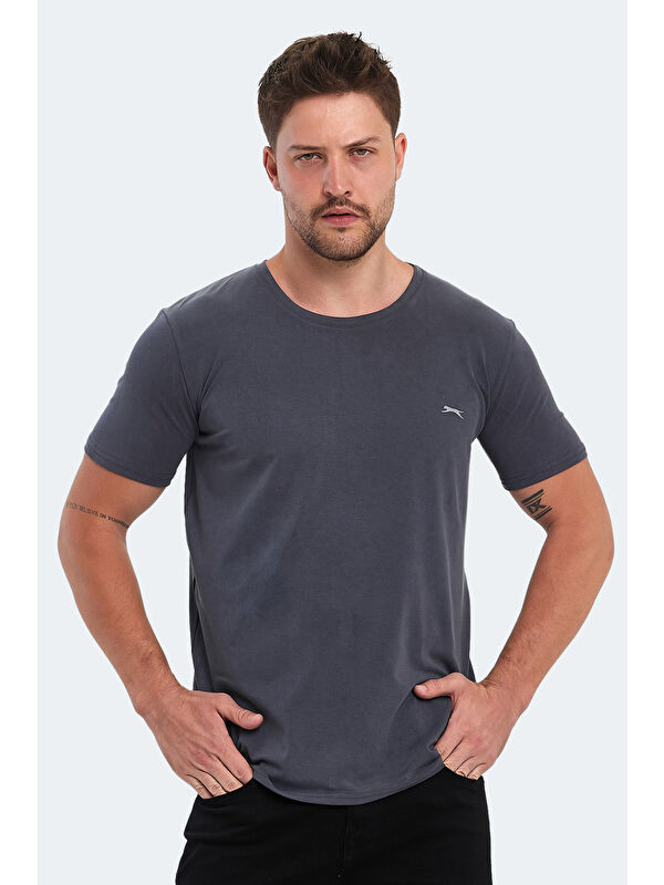 SLAZENGER Bisiklet Yaka Erkek Tişört