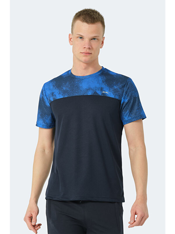 SLAZENGER Erkek Tişört Lacivert