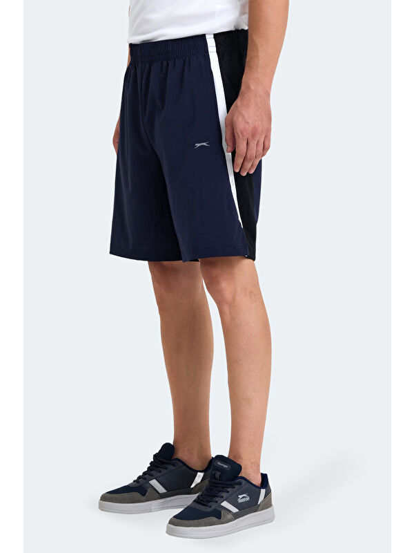 SLAZENGER RANDY Erkek Cepli Fıtness Lacivert Şort