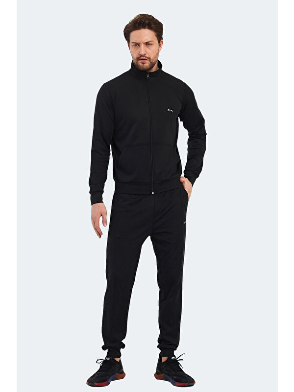 SLAZENGER Fermuarlı Uzun Kollu Erkek Eşofman Takımı