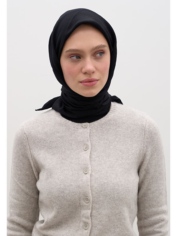 Fresh Scarfs Pamuk Viskon Eşarp Siyah