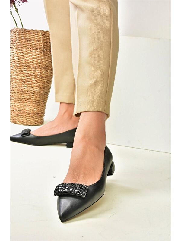 N8200215 Siyah Günlük Kadın Ayakkabı - Görsel 3